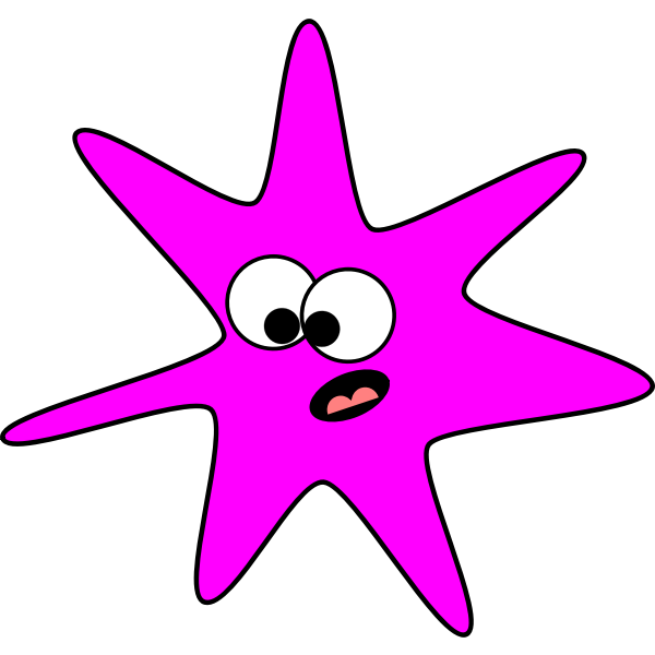 SVG crazy star