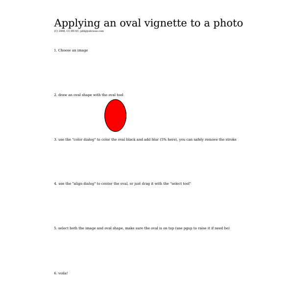 SVG creating an oval vignette