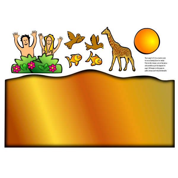 SVG Creation scene vector image 2
