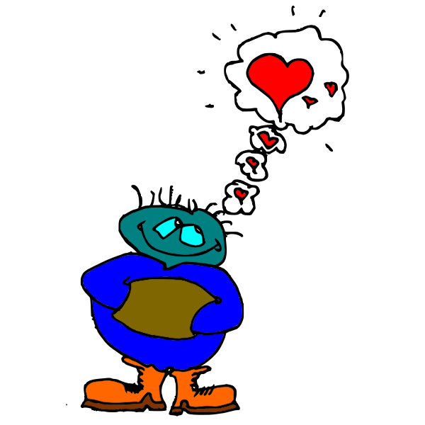 SVG Creature in love