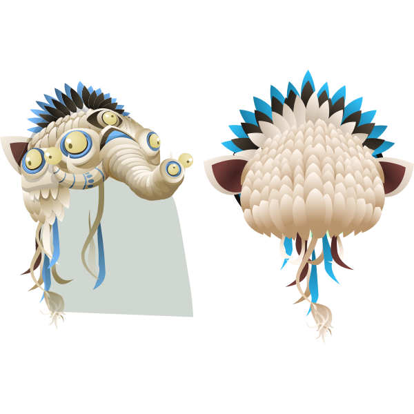 SVG Creature mask