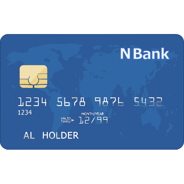 SVG Credit Card Front