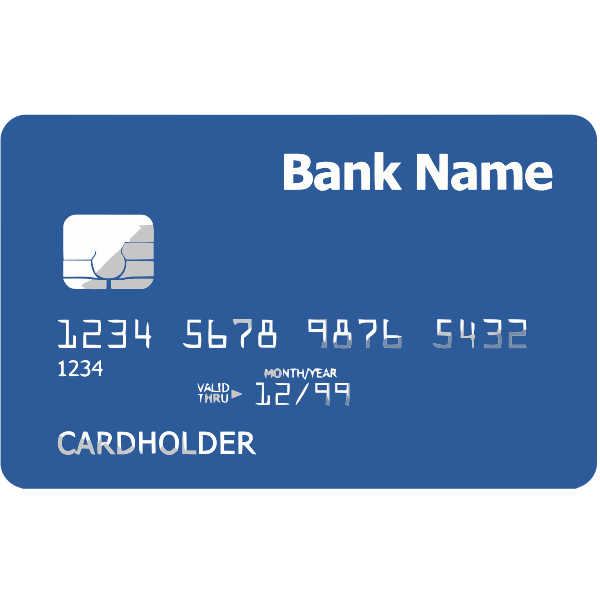 SVG Credit card vector illustration