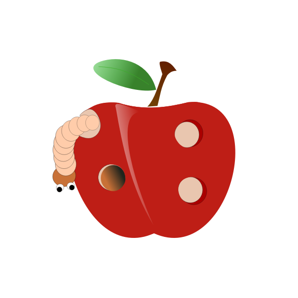 SVG Creepy Worm