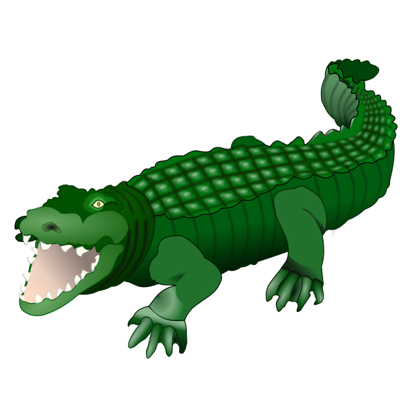 SVG Crocodile
