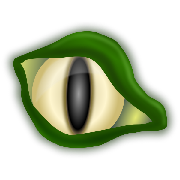 SVG Crocodile eye