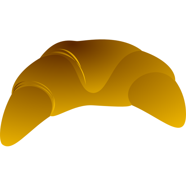 SVG Croissant vector clip art