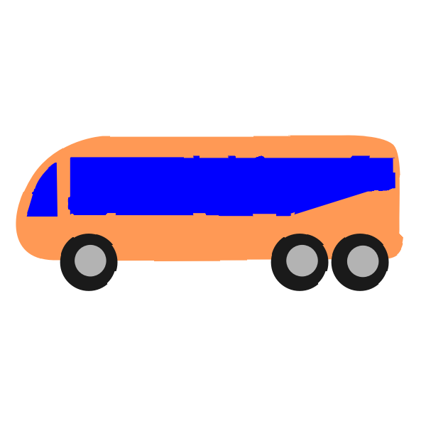 SVG Crooked Bus