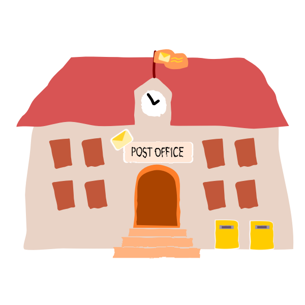SVG Crooked post office