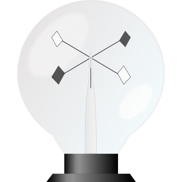 SVG Crookes radiometer vector image