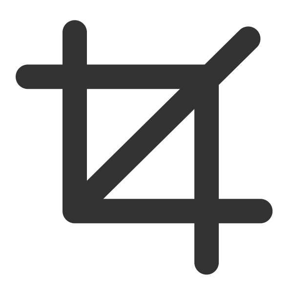 SVG Crop icon