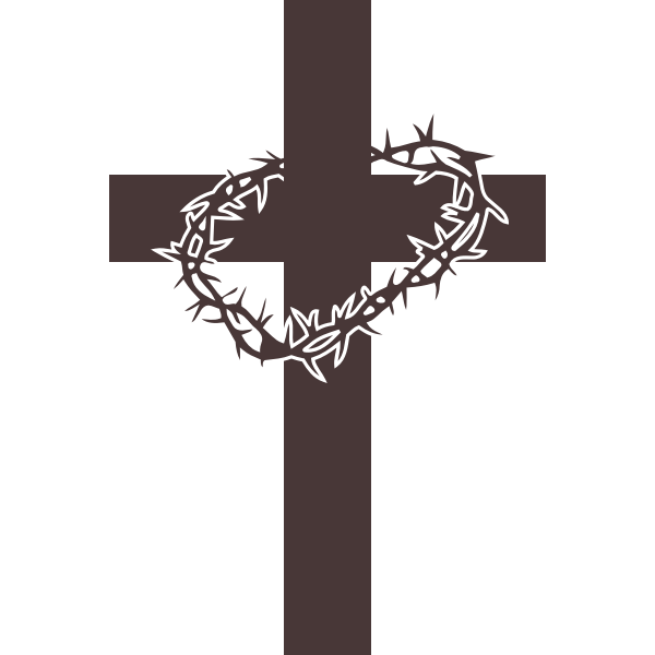 SVG Cross and thorns