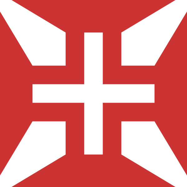 SVG Cross of Portuguese air force vector image