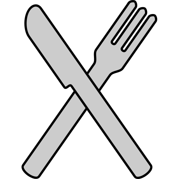 SVG Crossed knife and fork