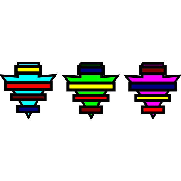 SVG Crossed out arrow vector image