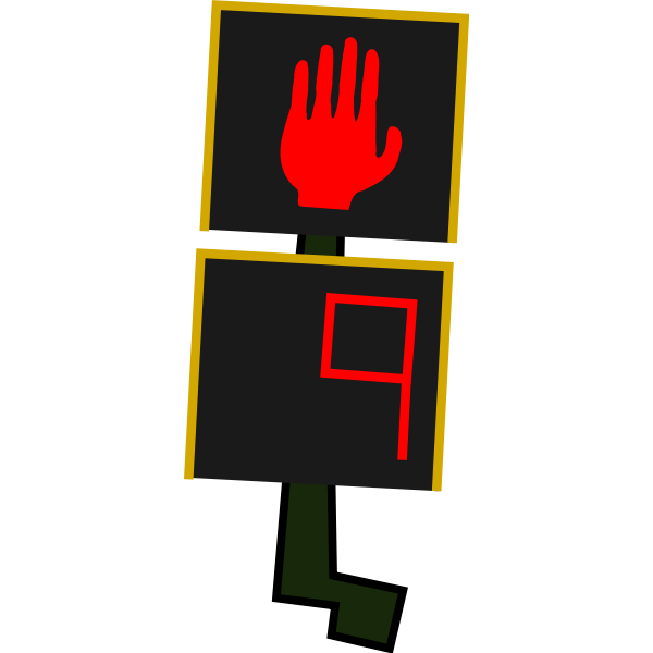 SVG Crosswalk Signal