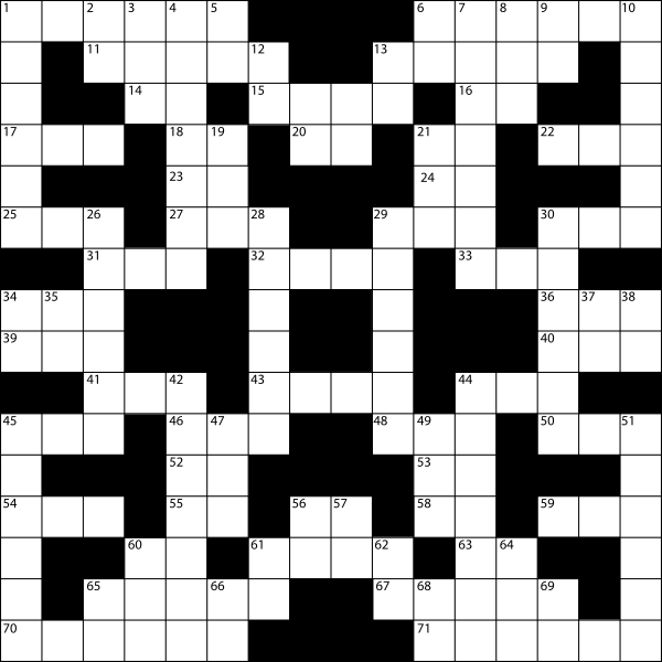 SVG Crossword Puzzle