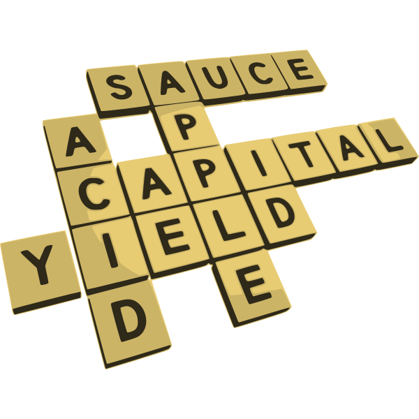 SVG Crossword Tiles Vector Image