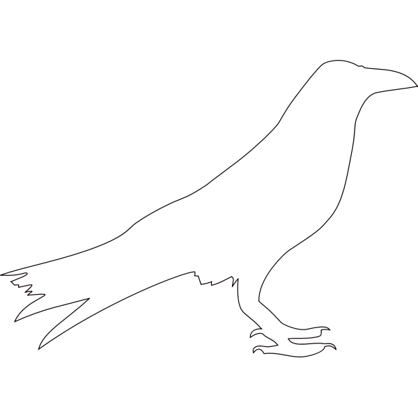 SVG crow