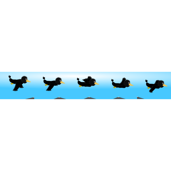SVG crow css spritesheet