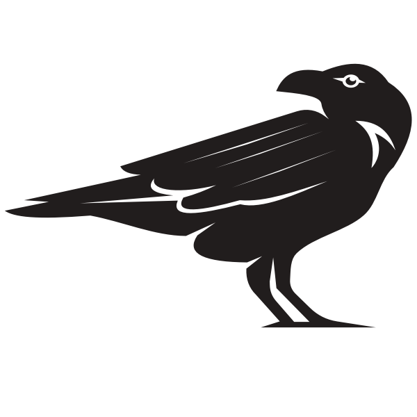 SVG Crow silhouette-1576669148