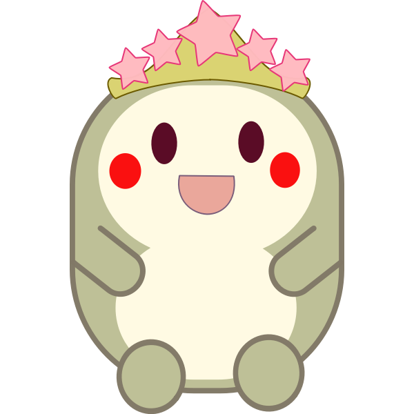 SVG Crowned critter