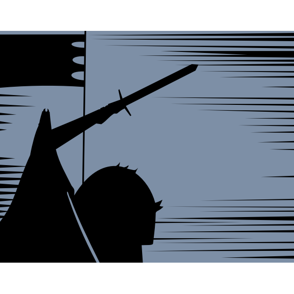 SVG Crusader039s silhouette