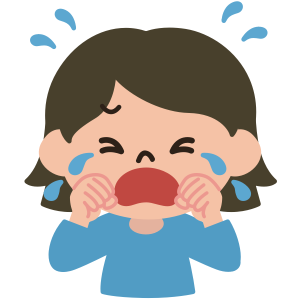 SVG Crying lady vector image