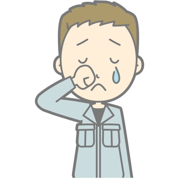SVG Crying male icon
