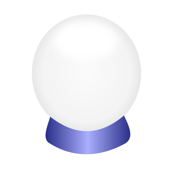 SVG crystal ball
