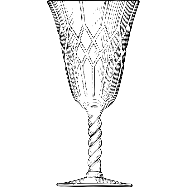 SVG crystal goblet