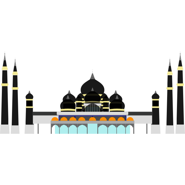 SVG Crystal mosque