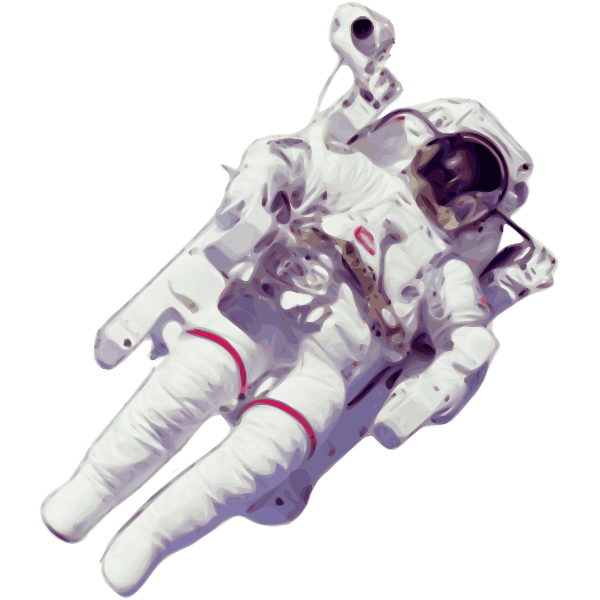 SVG Csmonaut vector image