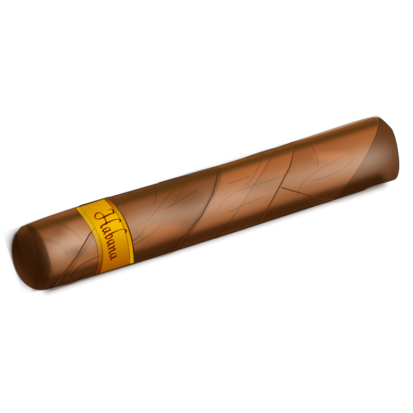 SVG Cuban cigar