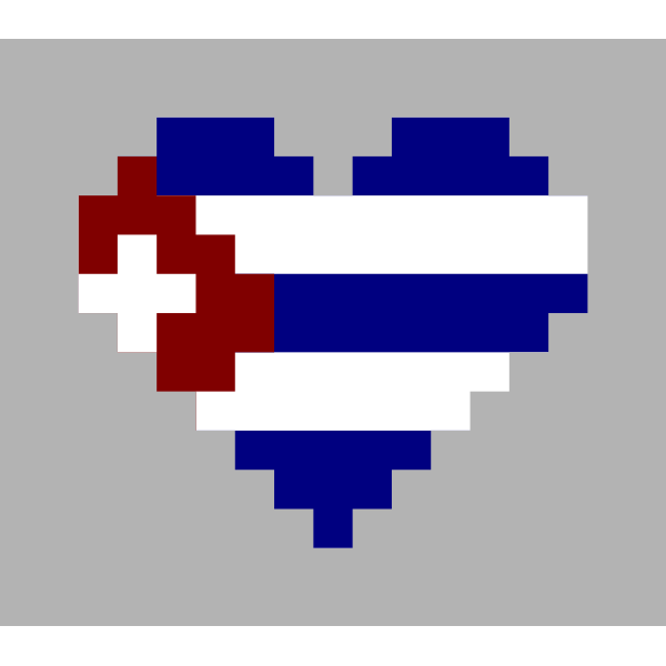 SVG Cuban heart