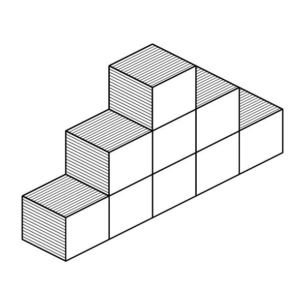 SVG Cube wall for drawing