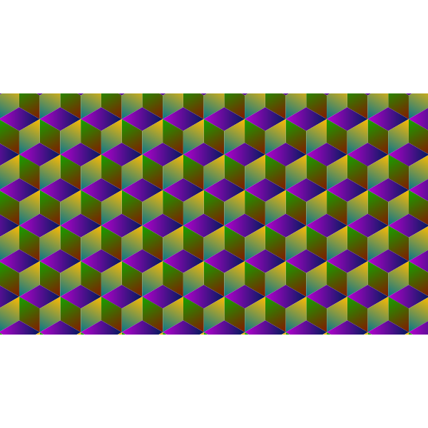 SVG Cubes in color vector image