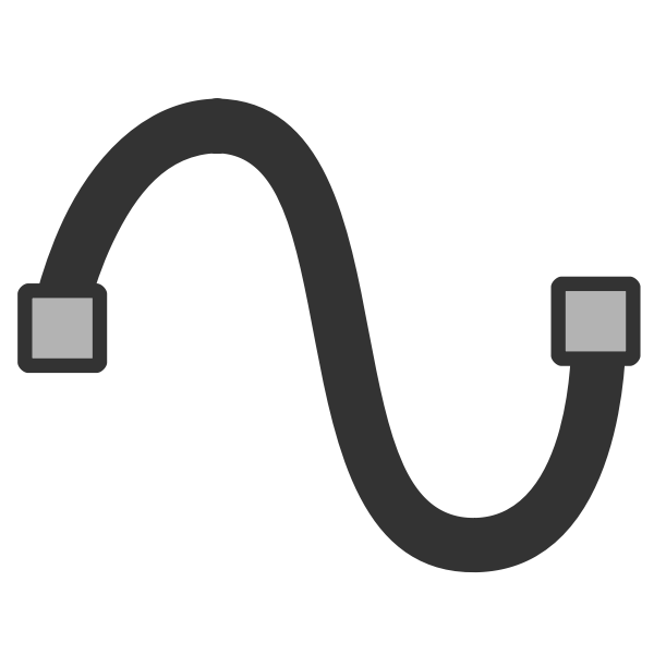 SVG Cubic bezier curve icon