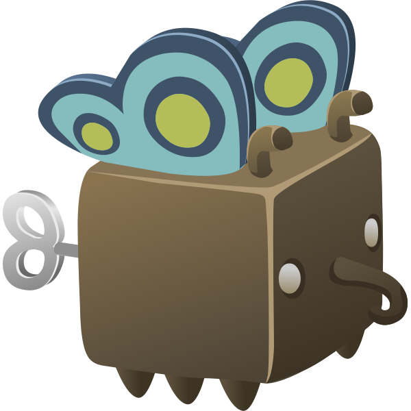 SVG Cubic butterfly toy