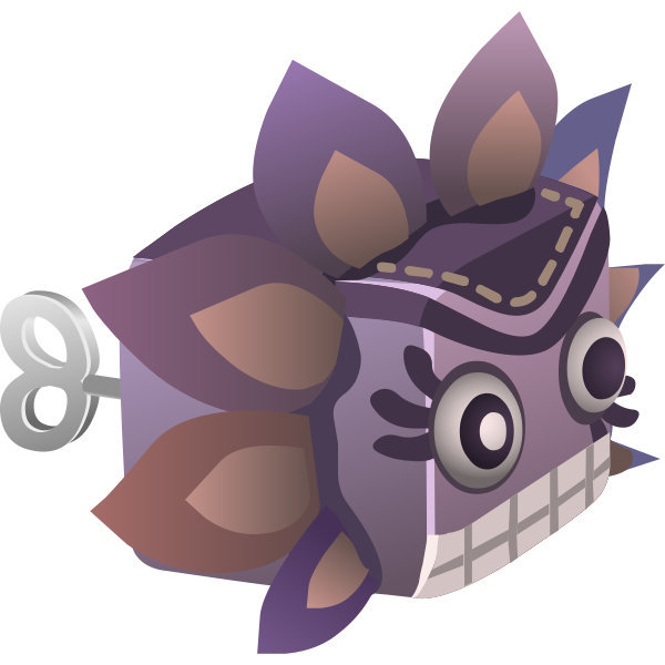 SVG Cubimal toy character