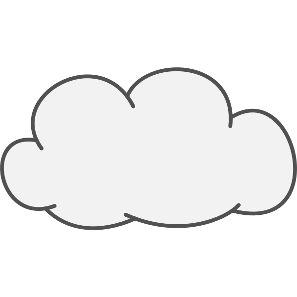 SVG Cumulus Cloud