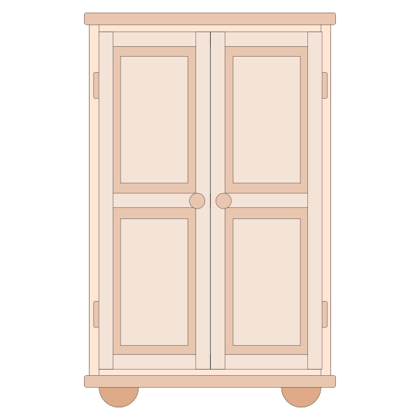 SVG Cupboard drawing