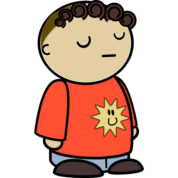 SVG Curly dude