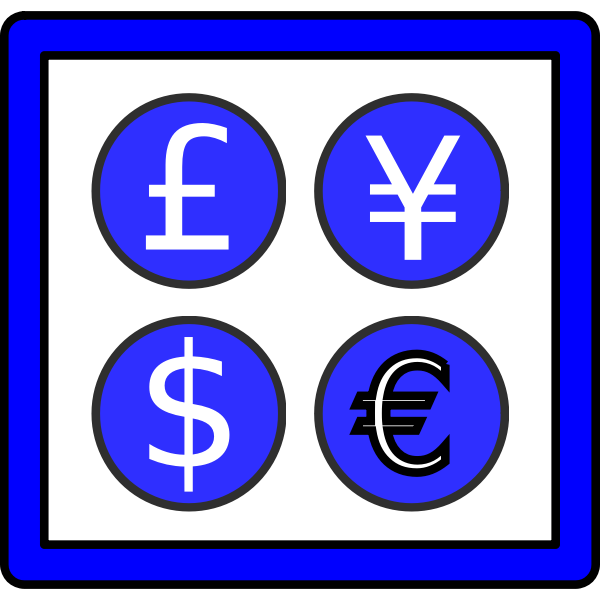 SVG Currency exchange vector icon