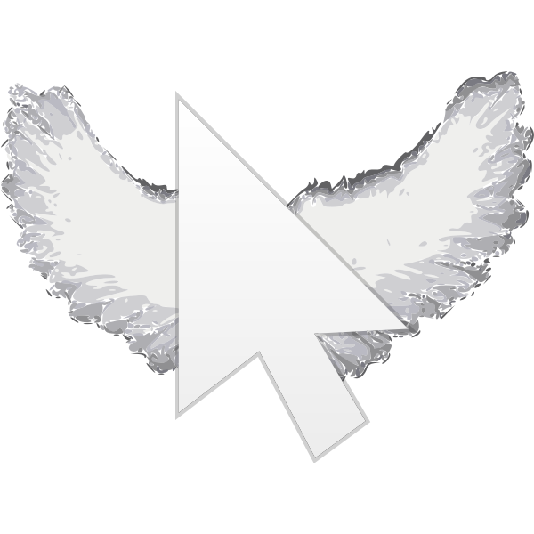 SVG Cursor flying away