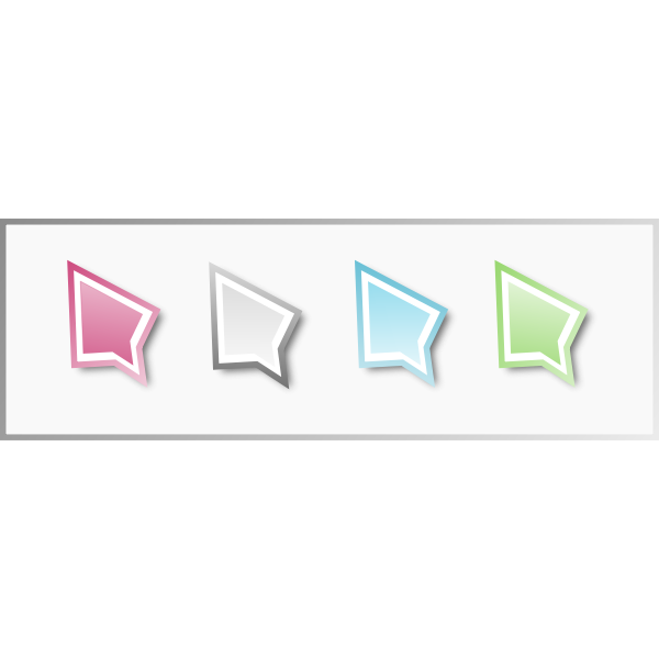 SVG Cursor icon selection vector image