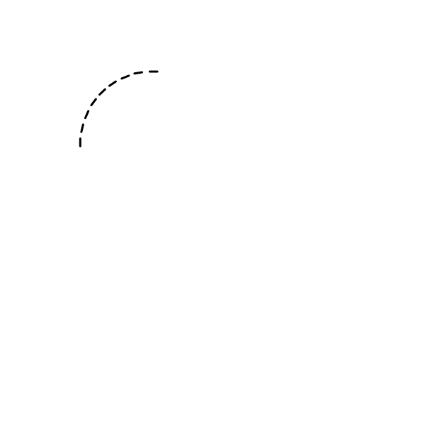SVG Curved line