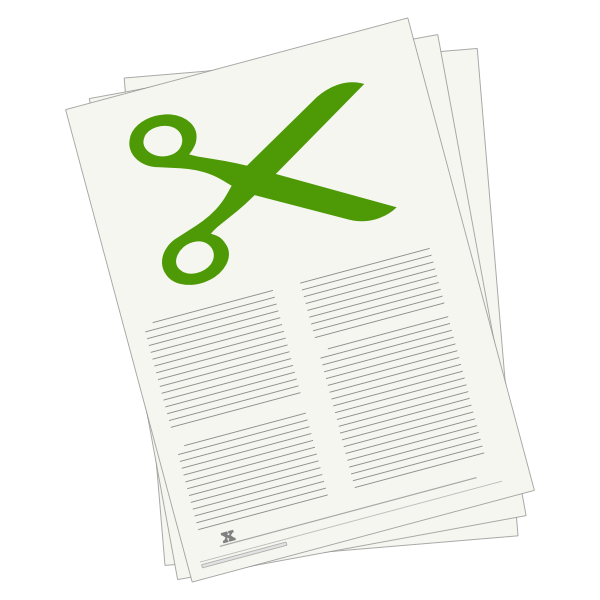 SVG Cut and paste icon vector illustration