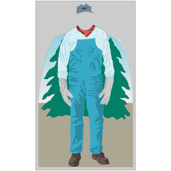 SVG Cut-out worker