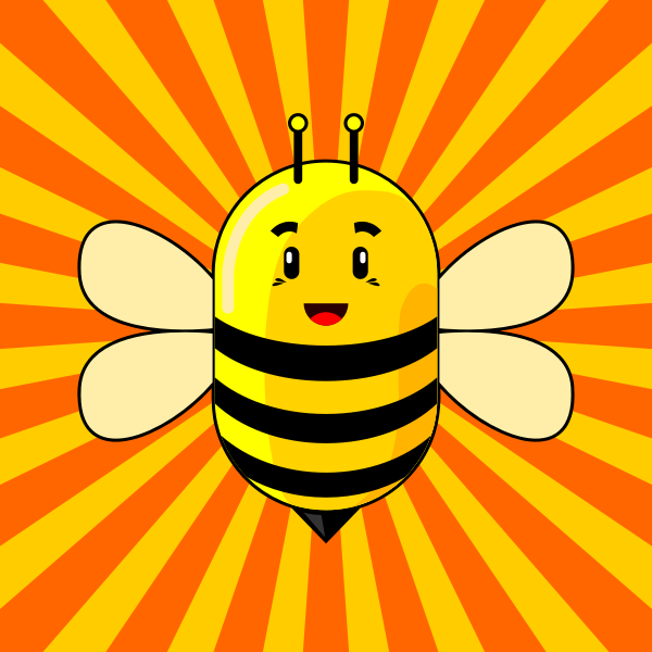 SVG Cute bee